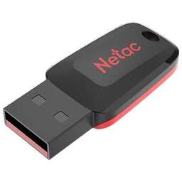 NETAC Флеш Диск 128GB U197 NT03U197N-128G-20BK USB2.0 черный/красный