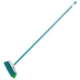 PALISAD HOME пластмассовая для подметания пола с комбинированной щетиной, 27 см, с черенком, 120 cм, Home Palisad 935645