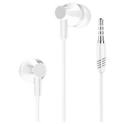 PERO Наушники EP07, 3.5 мм, внутриканальные, белый [ep07wh]