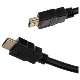 CACTUS Кабель аудио-видео CS-HDMI.1.4-1, HDMI (m) - HDMI (m) , ver 1.4, 1м, GOLD, черный