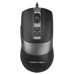A4TECH Мышь Fstyler FM50S Plus черный оптическая 4000dpi silent USB 7but