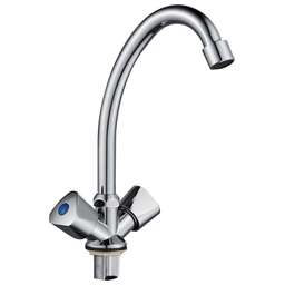 GOTA ROCIO G096310-GOTA Ronda Cмеситель д/кухни с 2-мя рукоятками с высоким изливом, креп. гайка