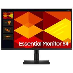 SAMSUNG 27" Монитор Essential S4 S27D400GAIXCI, 1920x1080, IPS, 100Гц, 2хHDMI, 1хDP, черный [ls27d400gaixci]