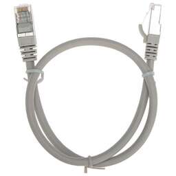 REXANT Патч-корд F/UTP, CAT 6, RJ45-RJ45, 26AWG, LSZH, серый, 0,5м