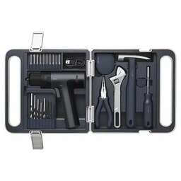 HOTO Набор инструментов с дрелью-шуруповёртом 12V Brushless Drill Tool Set