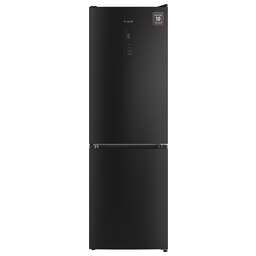 WEISSGAUFF Холодильник WRK 185 Total NoFrost Inverter Black Inox 2-хкамерн. черная сталь инвертер
