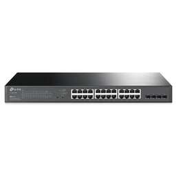 TP-LINK Коммутатор SG2428P (L2+) 24x1Гбит/с 4SFP 24PoE+ 250W управляемый