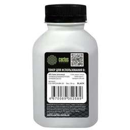 CACTUS Тонер CS-THPCHUBK-50, для HP Color Universal CF540A/CF400A/CF410A/CF400A/CE310, черный, 50грамм, флакон