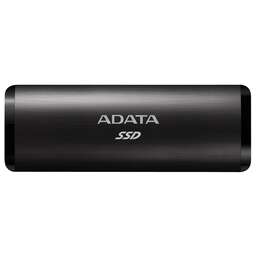 ADATA Внешний накопитель SSD 1Tb SE760 USB Type-C (1000/1000 Mb/s) metal case black (ASE760-1TU32G2-CBK)
