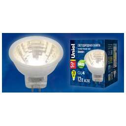 UNIEL (UL-00001700) LED-MR11-3W/WW/GU4 GLZ21TR