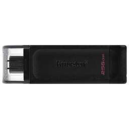 KINGSTON Флеш Диск 256GB DataTraveler 70 Type-C DT70/256GB USB3.2 черный