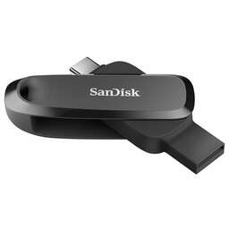 SanDisk Флеш-накопитель 128 ГБ Phone Drive USB-C - USB-A для Android. Цвет: черный