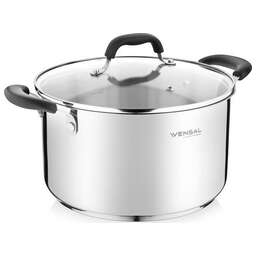 VENSAL 1507VS Кастрюля с крышкой Vensal Coquet из нержавеющей стали 6,3л (24см)