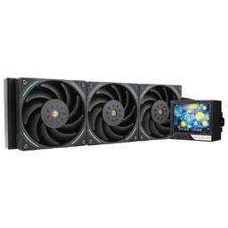 THERMALRIGHT Система водяного охлаждения Mjolnir Vision 360 ARGB Soc-AM5/AM4/1151/1200/2066/2011/1700 черный 4-pin 27dB Al LCD Ret (M-VISION-360-BL-ARGB)