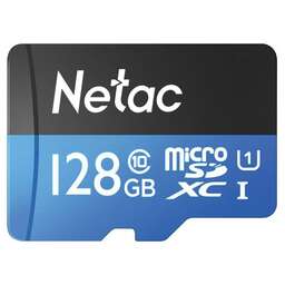 NETAC Флеш карта microSDXC 128GB NT02P500STN-128G-S P500 w/o adapter
