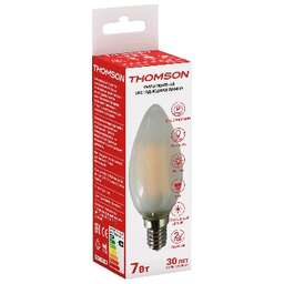 THOMSON LED FILAMENT CANDLE 7W 695Лм E14 4500K FROSTED