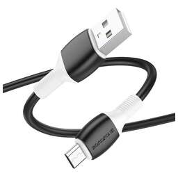 BOROFONE (6974443386783) BX84 USB-microUSB 2.4A 1 м черный