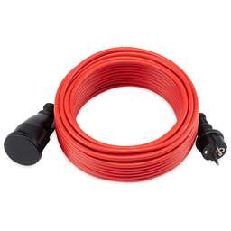 STARWIND Удлинитель силовой ST-PS1.20/R-16 3x1.0кв.мм 1розет. 20м ПВС 16A без катушки красный
