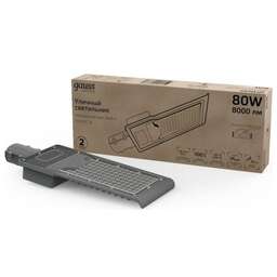 GAUSS Светильник уличный Avenue 80Вт ламп.:1шт черный (629534280)