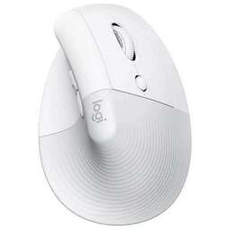 LOGITECH Мышь беспроводная Lift Vertical Ergonomic WHITE/PALE GREY (4000dpi 6but) (910-006480)