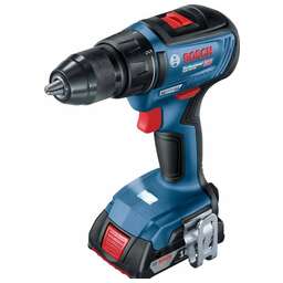 BOSCH Дрель-шуруповерт GSR 18V-50 + L, 2Ач, с двумя аккумуляторами [06019h5000]