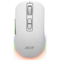 ACER Мышь OMR311 белый оптич. 2400dpi беспров. BT/Radio USB 7but (ZL.MCECC.034)