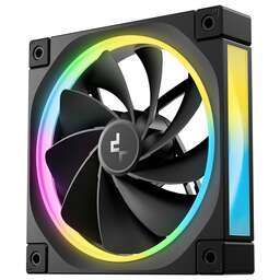 DEEPCOOL Вентилятор для корпуса FL12R Reverse ARGB 120х120x25 черный 4-pin 33.9дБ (R-FL12R-BKAPN1-G) Ret
