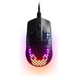 STEELSERIES Мышь проводная Aerox 3, игровая, оптическая, USB, 8500dpi, черный [62611]