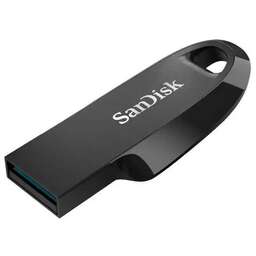 SANDISK Флеш диск 64Gb Ultra Curve, USB Type-A, plastic case, black (SDCZ550-064G-G46)