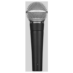 SHURE Микрофон проводной SM58-LCE черный/серебристый