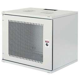 LANDE Шкаф коммутационный NetBox Soho LN-SH07U5440-LG-F0-3 настенный, металлическая передняя дверь, 7U, 540x370x400 мм