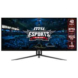 MSI Монитор 40'' MAG401QR, 21:9, IPS, UWQHD, 4ms, 400cd, 155Hz, HDMI, DP, USB, USB-C, HAS
