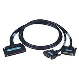 ADVANTECH Кабель PCL-10251-2E интерфейсный SCSI-100 to 2*SCSI-50 Shielded Cable, 2m, P.V.C. jacket 100-Pin to two 50-Pin SCSI Cable, Half pitch 100 pin: Male gold flash contacts, black insulator, 25 twist pairs tinned and strand copper wire with drain wire, UL 2919 approved
