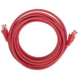 REXANT Патч-корд U/UTP, CAT 6, RJ45-RJ45, 26AWG, LSZH, красный, 5м