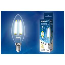 UNIEL (UL-00002862) LED-C35-5W/NW/E14/CL/DIM GLA01TR