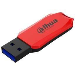 DAHUA Флеш диск 256Gb U176, USB Type-A, plastic case, red-black (DHI-USB-U176-31-256G)