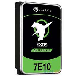 SEAGATE Жесткий диск Exos 7E10 ST2000NM017B, 2ТБ, HDD, SATA III, 3.5"