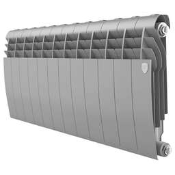 ROYAL THERMO Радиатор BiLiner 350 /Silver Satin - 12 секц