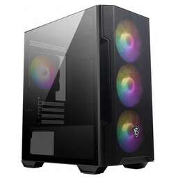 MSI Корпус MAG Forge M100R черный без БП mATX 2x120mm 2xUSB2.0 1xUSB3.0 audio bott PSU