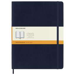 MOLESKINE Блокнот CLASSIC SOFT QP621B20 XLarge 190х250мм 192стр. линейка мягкая обложка синий сапфир