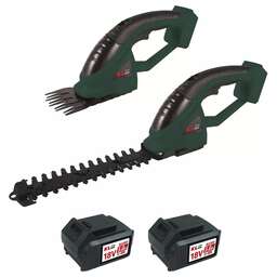 KLPRO Профессиональные аккумуляторные ножницы-кусторез KLBCB18-50 (18В, Li-ion-2шт 5,0Ач, ЗУ 4,5А 1200об/мин)