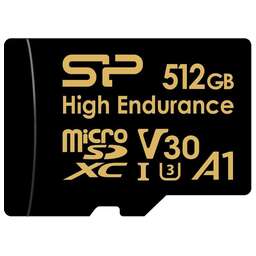 SILICON POWER Флеш карта microSDXC 512GB SP512GBSTXDV3V1H Superior V30 A1 + adapter