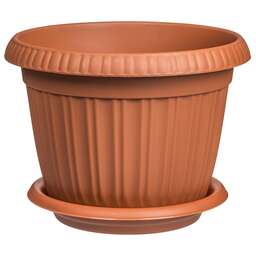 HOMVER Basil D230мм, 4л с поддоном (терракотовый) 221601632/01