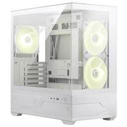 MSI Корпус для ПК MAG PANO M110R WHITE , Micro-ATX, 1xUSB 3.2 Gen 1, 1xUSB 3.2 Gen2x2 Type-C, 2x140mm, ARGB Reverse Blade Fan, 1x120mm ARGB Fan, ARGB+PWM Control Board, TG