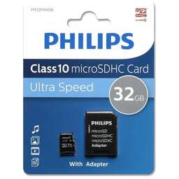PHILIPS MicroSD 32Gb с AD Ч рный (FM32MA45B/97)