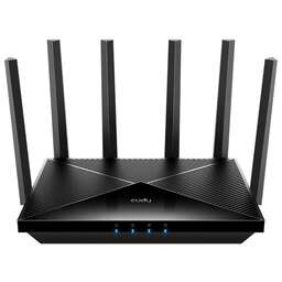 CUDY Маршрутизатор Wi-Fi 7 WR6500 BE6500 1 x 1Гбит/с WAN, 4 x 10/100/1000 Мбит/с, MU-MIMO, WPS, DDNS, IPv6, IPTV (WR6500)