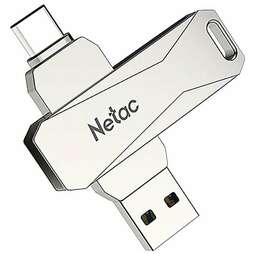 NETAC Флешка USB U782C 64ГБ, USB3.0, серый nt03u782c-064g-30pn