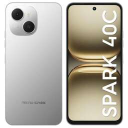 TECNO 6.67" Смартфон Spark 40C 4/128Gb, IPS, 120Гц, 6000мAч, серый