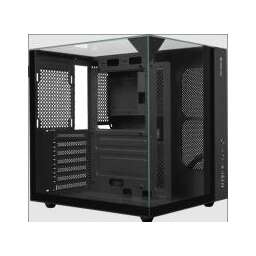 DEFENDER Корпус MIDITOWER CryoCube ATX Micro-ATX Mini-ITX W/O PSU USB1.1+3.0+Type-C+audio черный с окном 25201