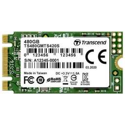 TRANSCEND Накопитель SSD SATA-III 480GB TS480GMTS420S 420S M.2 2242 0.3 DWPD